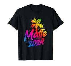 Malle 2024 Bunt | Mallorca Team Urlaub T-Shirt von Mallorca Vacay Style