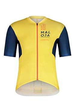 Maloja Herren Pushbikersm Race 1/2 T-Shirt, Sun Multi, XL von Maloja