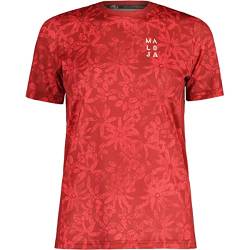 Maloja W Envaliram. Multi T-shirt Rot - Schnelltrocknendes leichtes Damen Mountainbike T-Shirt, Größe M - Farbe Deep Sun von Maloja