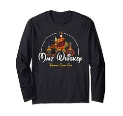Malt Whiskey Shirt, Dreams Come True Funshirt Parodie Langarmshirt von Malt Whiskey T-Shirt, Original Label Outfit