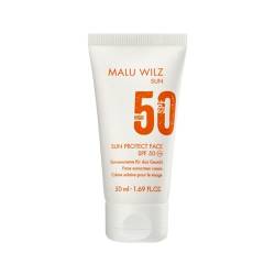 Malu Wilz Sun Protect Face I Sonnencreme Gesicht 50 SPF I 50 ml I Sehr schnell einziehender, feuchtigkeitsspendender Sonnenschutz I Für alle Hauttypen I vegan von Malu Wilz