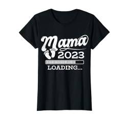 Mama 2023 Loading Mutter Nachwuchs Baby Kinder Geschenk T-Shirt von Mama 2023 Loading Geschenke für Mütter