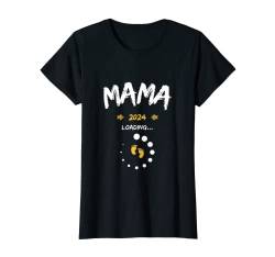 Damen Mama 2024 Futura Mama Baby Occasion Mama 2024 Loading T-Shirt von Mama 2024 Loading - Werdender Mutter 2024