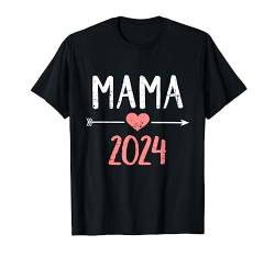 Mama 2024 werdende Mutter T-Shirt von Mama 2024 Shop