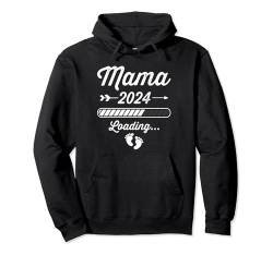 Werdende Mama 2024 loading Verkündung Schwangerschaft Pullover Hoodie von Mama 2024 Shop
