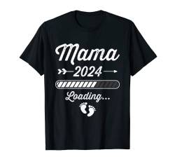 Werdende Mama 2024 loading Verkündung Schwangerschaft T-Shirt von Mama 2024 Shop