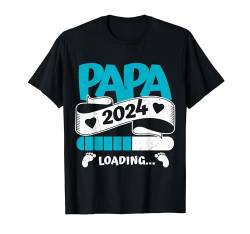 Papa Loading 2024 | Werdender Papa Vater Ankündigung Baby T-Shirt von Mama 2024 & Papa 2024 & Werdende Eltern Geschenke