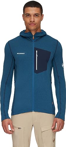 Mammut Herren Aenergy Light ML Hoodie Jacke, deep ice-marine, XL von Mammut