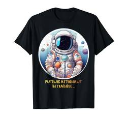 Zukünftiger Astronaut trainiert Kinder und Kleinkinder T-Shirt von Mams F