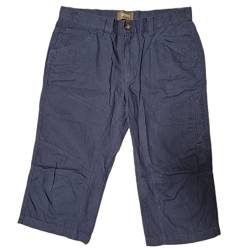 Mans World Herren 3/4 Bermudas Männer Kurz Hose Shorts Mens Pants Blau - Gr. 33 - Bequeme und stylische Shorts für den modernen Mann! von Man's World