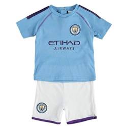 Manchester City Baby / Kleinkind T-Shirt & Shorts Set | Saison 2019/20 (12-18 Monate) von Manchester City FC