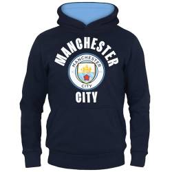 Manchester City FC - Jungen Fleece-Kapuzenpullover mit Grafik-Print - Offizielles Merchandise - Geschenk für Fußballfans - 10-11 Jahre von Manchester City FC