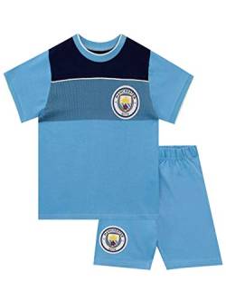 Manchester City FC Jungen Kurze Schlafanzug Blau 110 von Manchester City FC