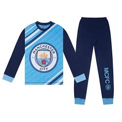 Manchester City FC - Jungen Schlafanzug mit Sublimationsdruck - Offizielles Merchandise - Geschenk für Fußballfans - 3-4 Jahre von Manchester City FC