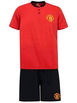 Manchester United FC Herren Schlafanzug Rot X-Large von Manchester United