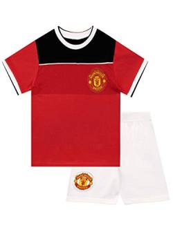 Manchester United FC Jungen Schlafanzug Rot 110 von Manchester United FC