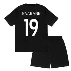 Manchester United FC - Kinder Schlafanzug-Shorty - Offizielles Merchandise - Schwarz Varane - 12-13 Jahre von Manchester United