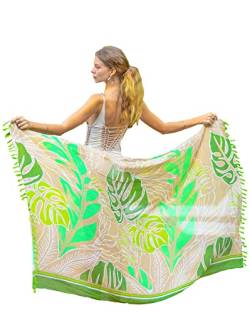 Mandala Life ART Damen Sarong, Pareo,Bikini Vertuschen, Strandtuch,Wickelrock, TapisserieWickeltuch Schal Halstuch - Hochwertiger Rayon - Weich und Leicht von Mandala Life ART