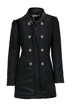 Mandarin Damen Kurzmantel Mantel Jacke (44, Schwarz) von Mandarin