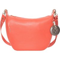 MANDARINA DUCK Umhängetasche, Glattleder, Reißverschluss, für Damen, orange von Mandarina Duck