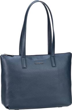 Mandarina Duck Mellow Leather Shopper FZT53  in Navy (8.9 Liter), Shopper von Mandarina Duck