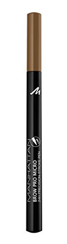 Manhattan Brow Pro Micro Pen Augenbrauenstift, in der Farbe 001 Blonde, Flüssiger Eyebrow Pencil mit ultra-präziser 0,2 mm Spitze, Für einen natürlichen Augenbrauen-Look von Manhattan