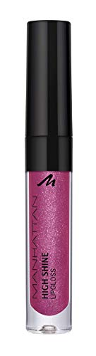 Manhattan High Shine Lipgloss, Glänzender Lipgloss für ein intensiv schimmerndes Finish auf den Lippen, In der Farbe 200 von Manhattan
