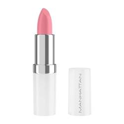 Manhattan Lasting Perfection Satin Lipstick 990 Pink Blush, Lippenstift für intensive, langanhaltende Farbe und feuchtigkeitsspendende Pflege von Manhattan