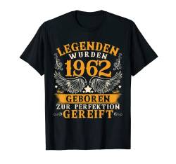 60. Geburtstag Geschenk Legendär seit 60 1962 T-Shirt von Mann Jahrgang Geboren 1962 Geschenkidee Frau