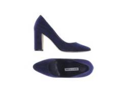 Manolo Blahnik Damen Pumps, blau von Manolo Blahnik