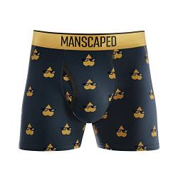 MANSCAPED™ Boxers 2.0 Boxershorts/Trunks für Männer, Premium Herren-Unterwäsche, ohne Etikett mit MANSCAPED™ Jewel Pouch™ (X-Large) Gold Nugget von Manscaped Refining The Gentleman