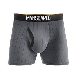 MANSCAPED™ Boxers 2.0 Boxershorts/Trunks für Männer, Premium Herren-Unterwäsche, ohne Etikett mit MANSCAPED™ Jewel Pouch™ (X-Large) Kingpin von Manscaped Refining The Gentleman