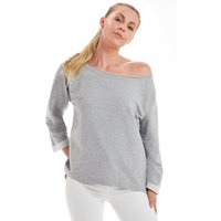 Mantis Langarmshirt Damen Langarm Shirt für Frauen u. Mädchen Weiter, schulterfreier Ausschnitt von Mantis