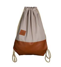 Leather Sports Bag - Leder Rucksack Gym Bag Turnbeutel Sport Beutel Tasche Manufaktur13 M13 von Manufaktur13