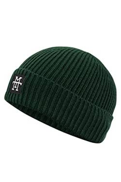 Manufaktur13 Heavy Knit Beanie - Wintermütze, Strickmütze, Ribbed, warme Mütze für Herren & Damen (M13) (Greenwich) von Manufaktur13