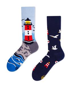 Leuchtturmsocken - Nordic Lighthouse von Many Mornings