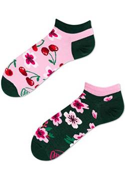Many Mornings Socken Low unisex Sneakersocken Knöchelsocken Cherry Blossom (35-38 CH) von Many Mornings
