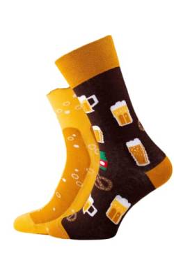 Many Mornings Unisex Craft Beer Mismatched Socken, Multi-Color, 43-46 von Many Mornings