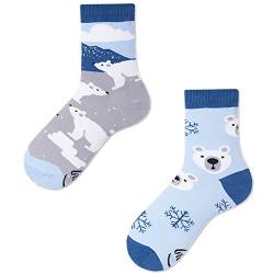 Many Mornings Unisex Kinder Polar Bear Kids Mismatched Socken, Multi-Color, 31-34 von Many Mornings