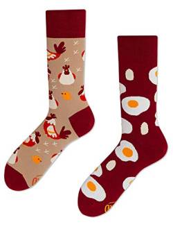 Many Mornings unisex Socken – Egg and Chicken - (39-42) von Many Mornings