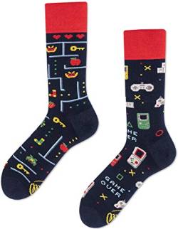 Many Mornings unisex Socken Game Over Spielersocken (Game Over, numeric_35) von Many Mornings