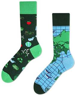 Many Mornings unisex Socken Save the Planet (35-38) von Many Mornings