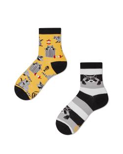 Waschbär Kindersocken - Raccoon Bandit Kids von Many Mornings