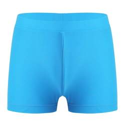 Manyakai Sommer Kurz Badeshorts Kinder Mädchen Schnell Trocknend Schwimmshorts Einfarbig Boardshorts Slim Fit Beachwear Gr. 98-164 Hellblau 98-104 von Manyakai