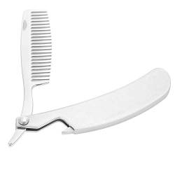 Bartglätter, tragbares Edelstahl-Kit für die dauerhafte Bartpflege, rostbeständig für Hemdtaschen-Brieftaschen von Maquer
