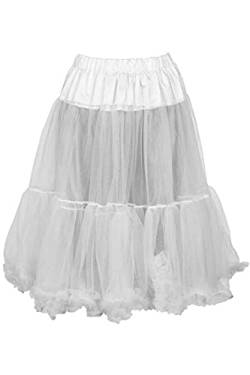 MarJo Damen Petticoat Dirndl weiß 65cm, Weiß, XS von MarJo