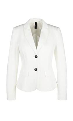 Marc Cain Damen Blazers Anzugjacke, Elfenbein (Off-White 110), 40 (Herstellergröße: 4) von Marc Cain