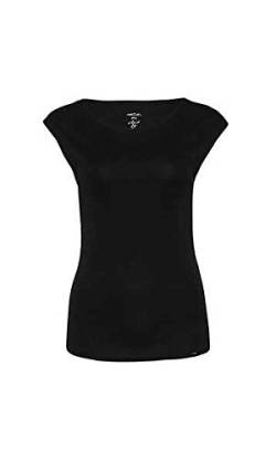 Marc Cain Damen T-Shirt, Schwarz (Black 900), 40 (Herstellergröße: 4) von Marc Cain