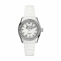 Marc Ecko Damen Datum klassisch Quarz Uhr mit Silikon Armband E11599M2 von Marc Ecko