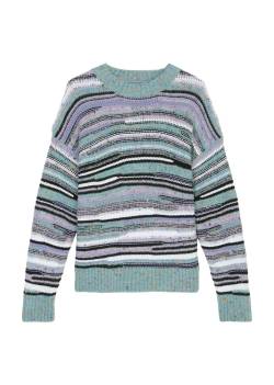 CREW NECK PULLOVER WITH MULTICOLOR von Marc O'Polo Denim